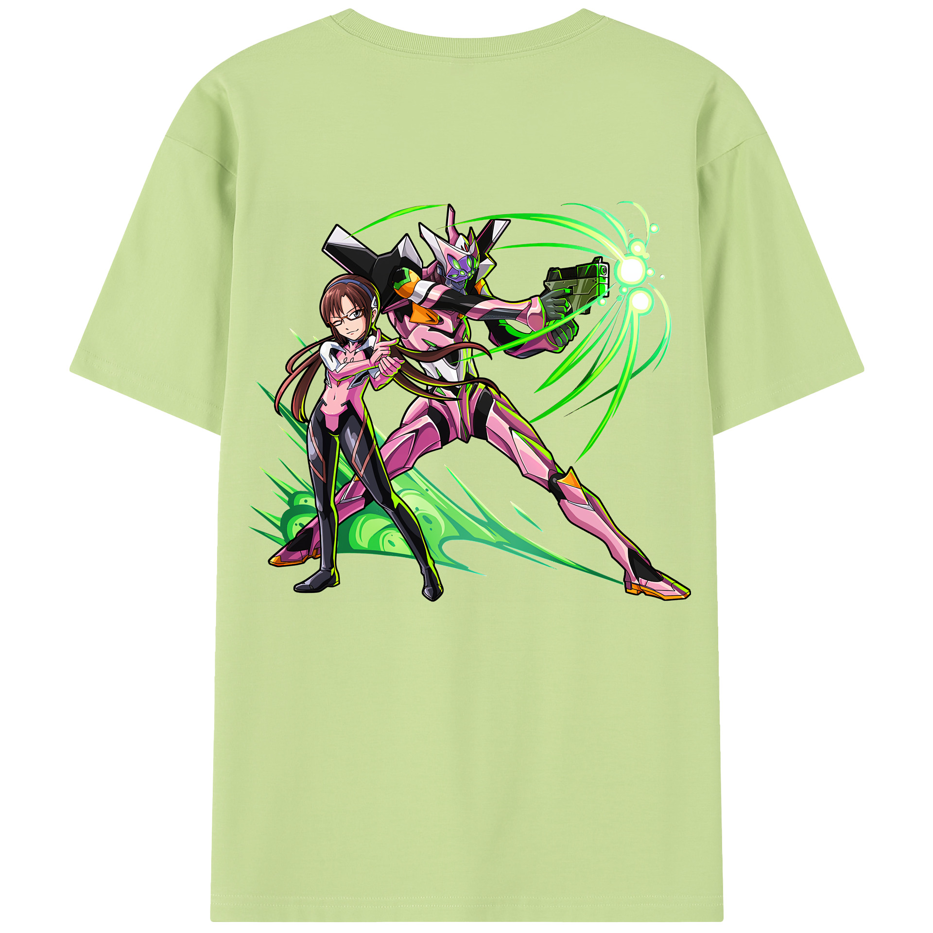 （画像用） EVA 新世紀エヴァンゲリオン 綿100％半袖Tシャツ（背面プリント）